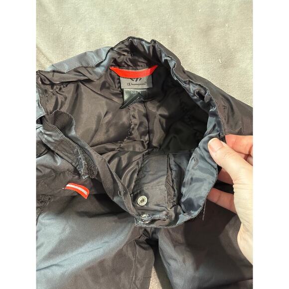 Champion Kids Size 6-7 Gray Charcoal Snow Pants Adjustable Cargo Water Resistant - Picture 7 of 9